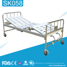 Cama de hospital ajustable manual de acero inoxidable SK058